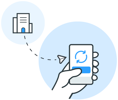 Organisation sending staff id to yoti ID app remotely