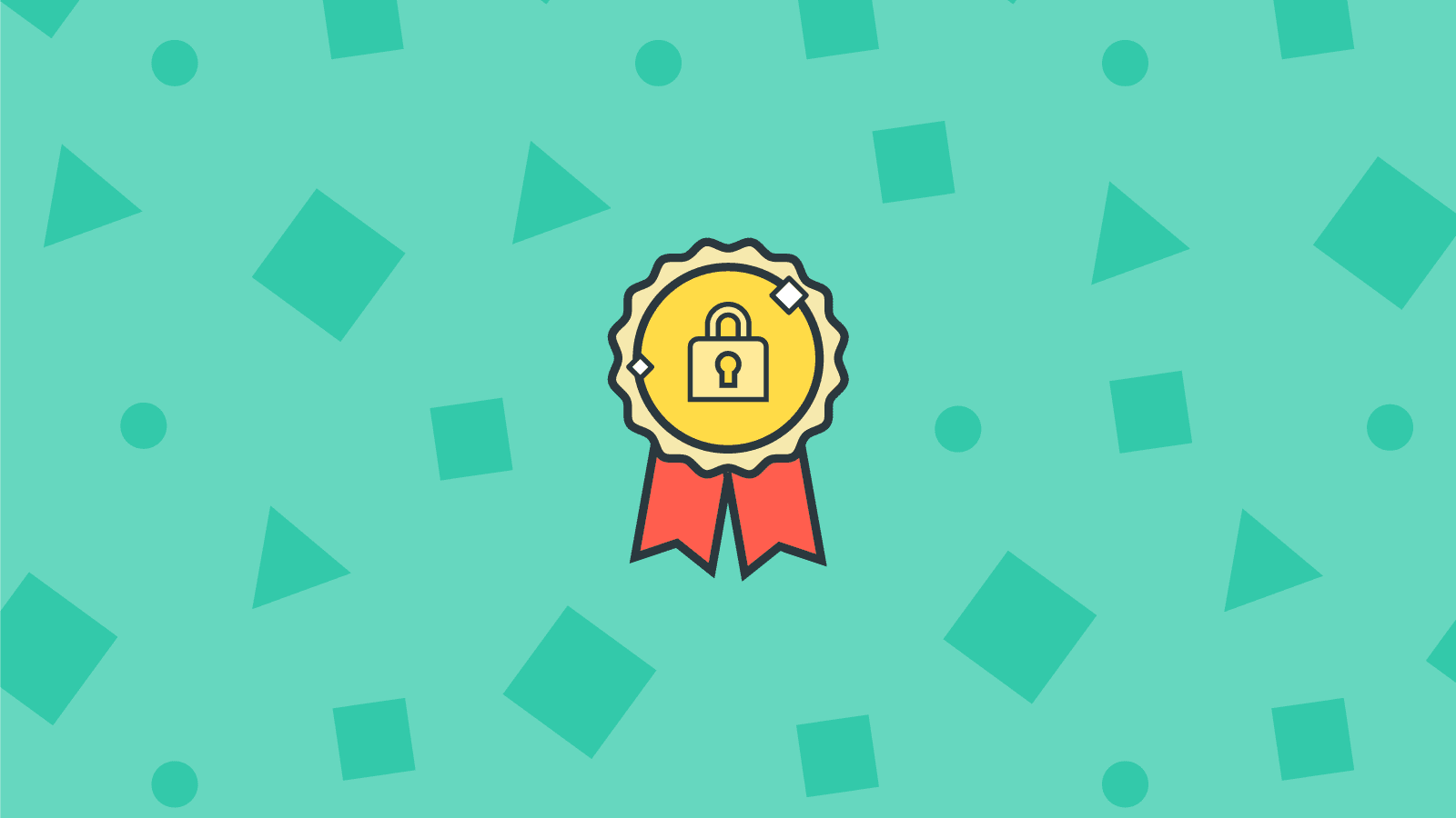 Rosette illustration on background