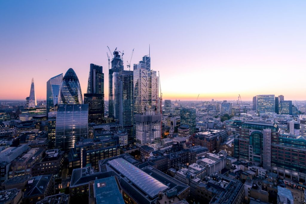 City of london skyline