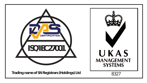 ISO27001 UKAS logo