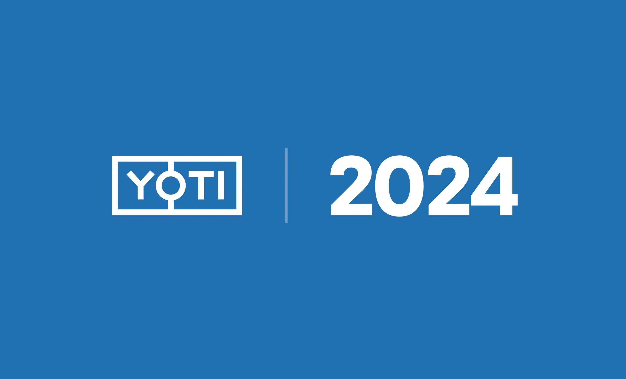 A look back on 2024 A simple image, showing the Yoti logo on the left-hand side and the year "2024" on the right-hand side.