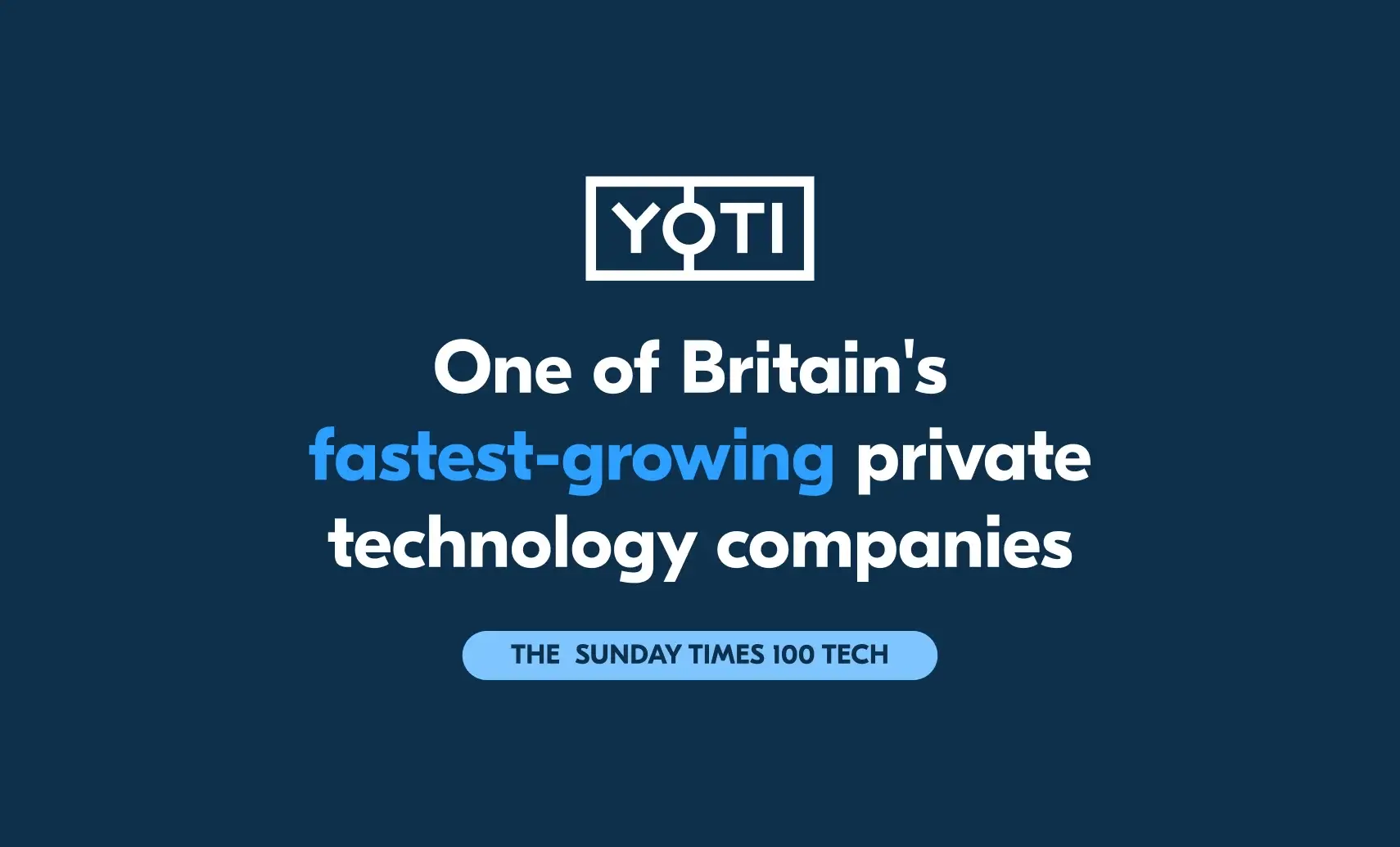 One of britain's fastest growing private tech companies 2026, the Sunday Times