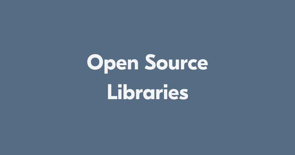 Open source libraries website - Yoti
