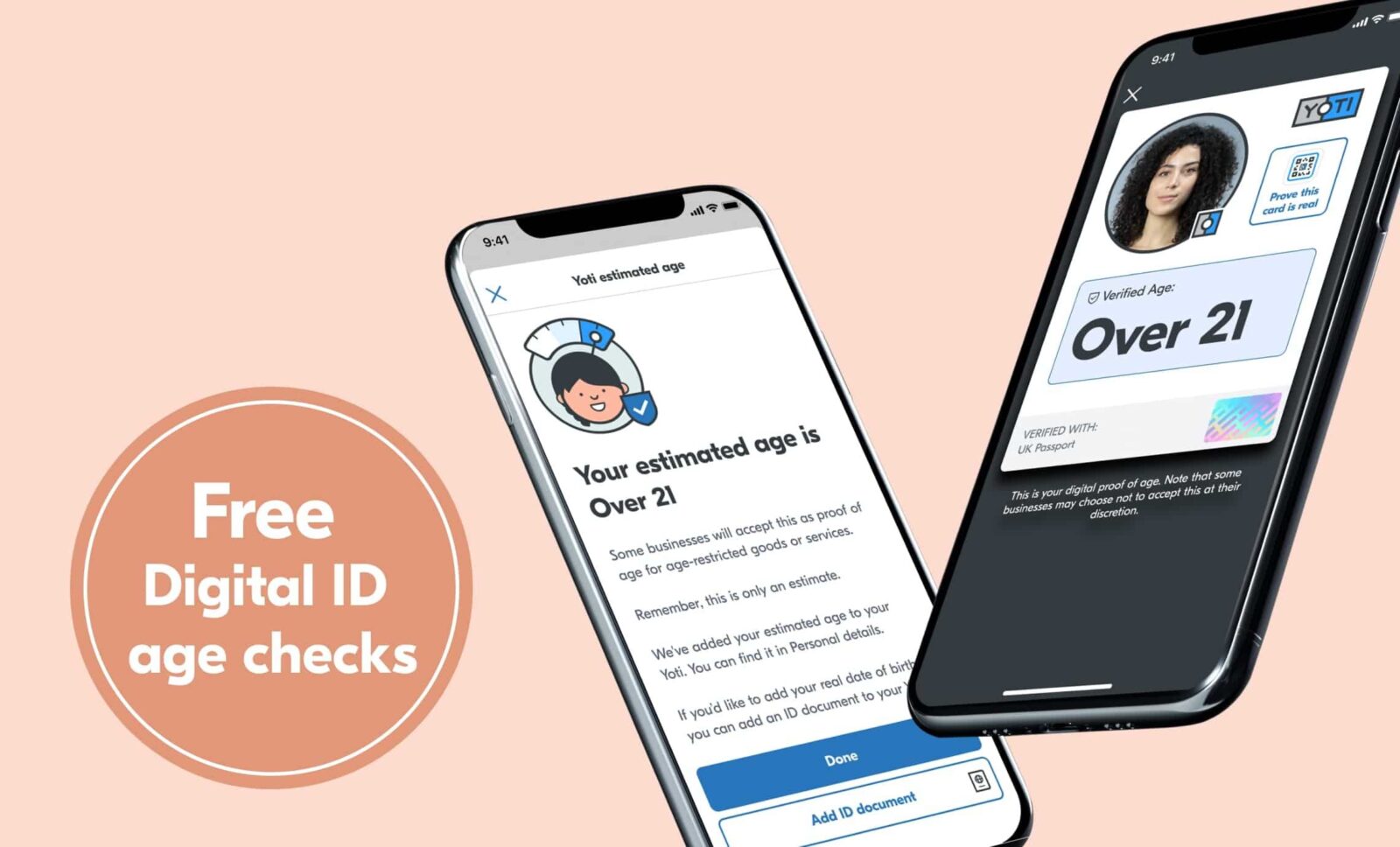Free Digital ID age checks - Yoti